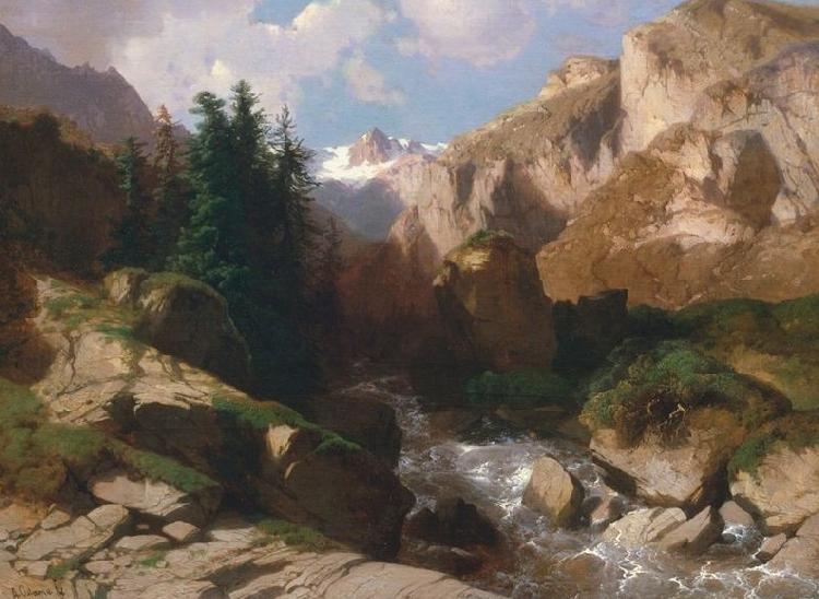 Alexandre Calame Calame oil painting picture